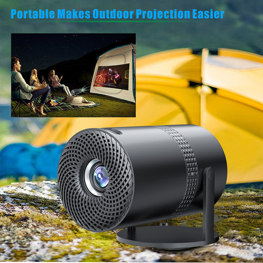 P300 Mini Portable Projector - 4K 8K Video Decoding, 720P HD, Android 11, Wi-Fi, BT 5.1